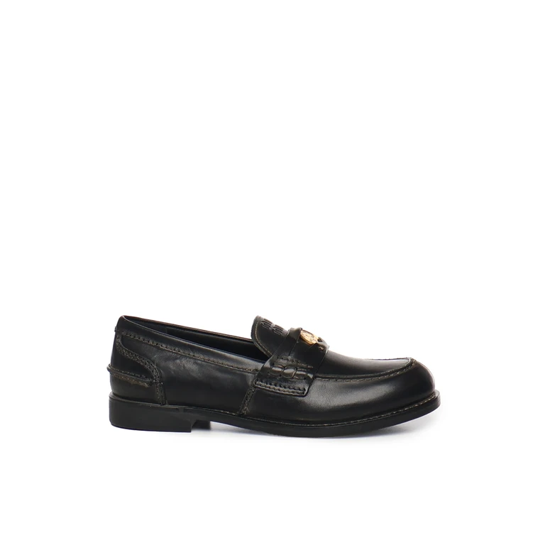 Miu Miu Miu Flat shoes Black Calfskin - Women