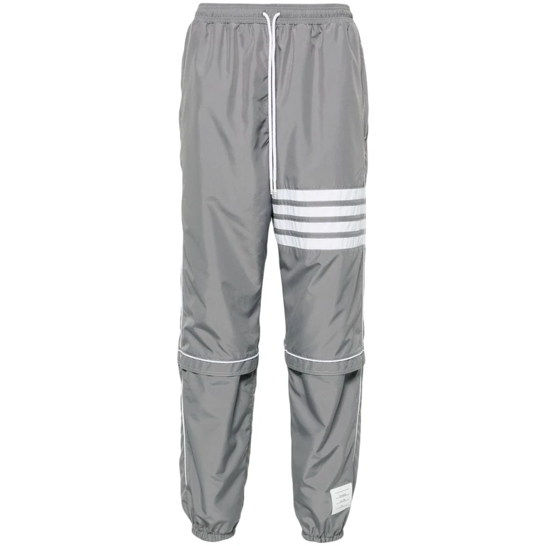 Thom Browne Trousers Grey Fabric - Men