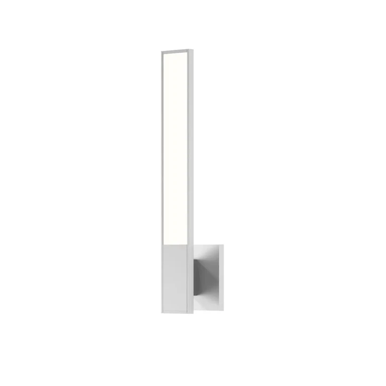 Planes 18" Wall Sconce in Bright Satin Aluminum