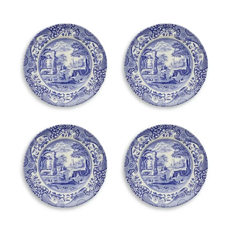 Spode Blue Italian Salad Plate, Set of 4