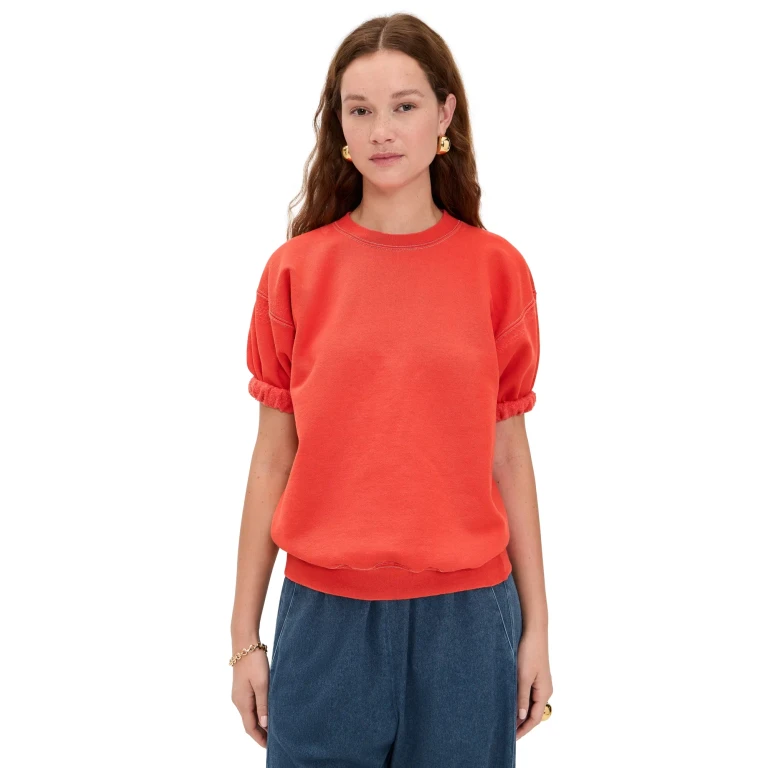 Rachel Comey Stanza Sweatshirt Peach XL