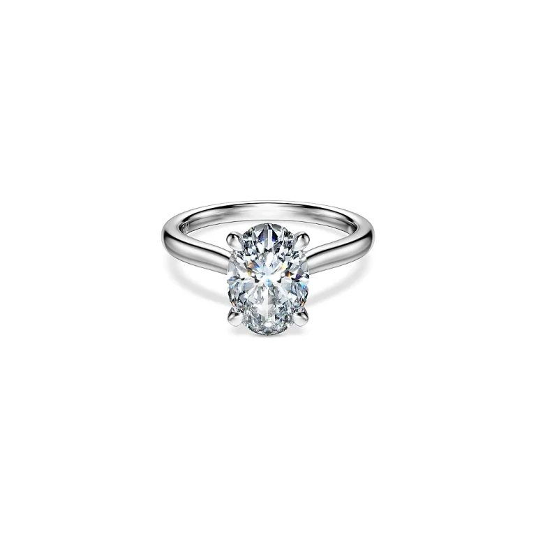 Swarovski Eternity Certified Lab Grown Diamond Oval Engagement Ring