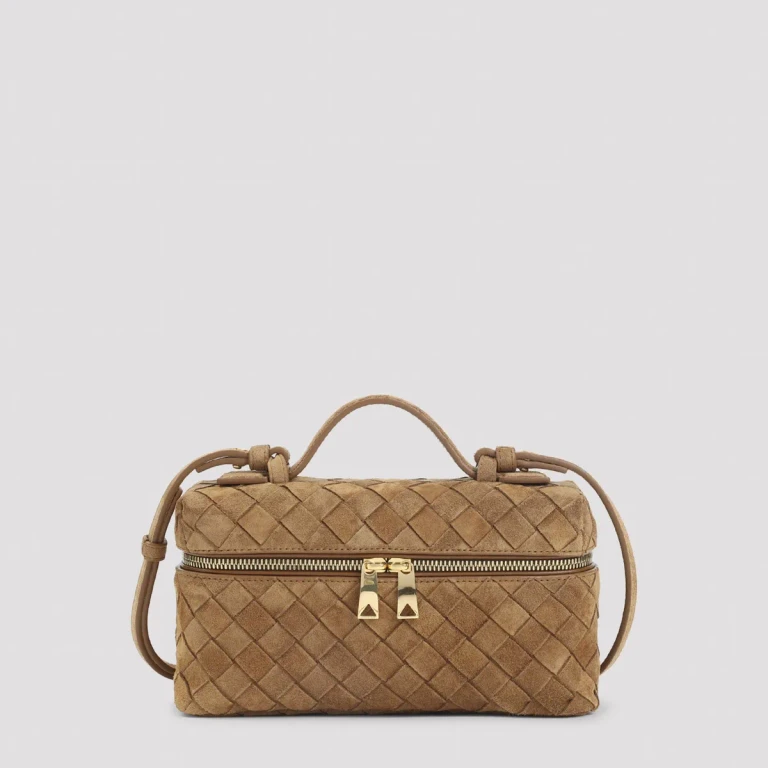 BOTTEGA VENETA - Bottega Veneta Bang Bang Suede Vanity Case Bag