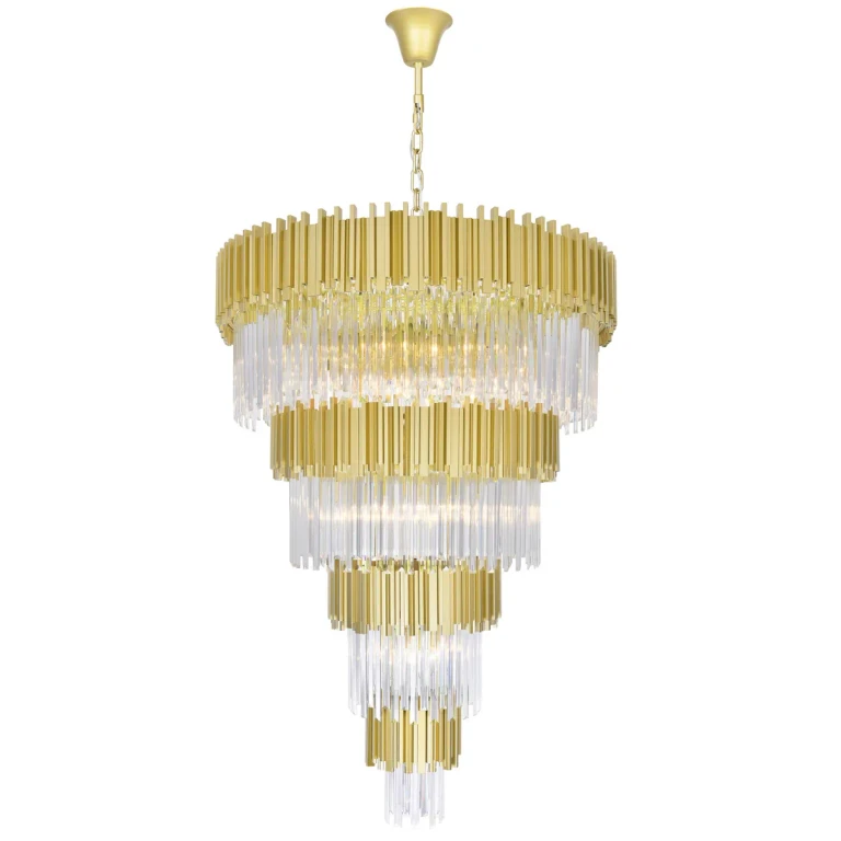 Medallion Gold 34 Light Chandelier from the Deco Collection