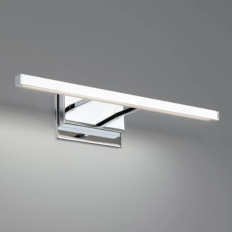 WAC Parallax 3500K Bathroom Vanity Light in Chrome - WS-73117-35-CH
