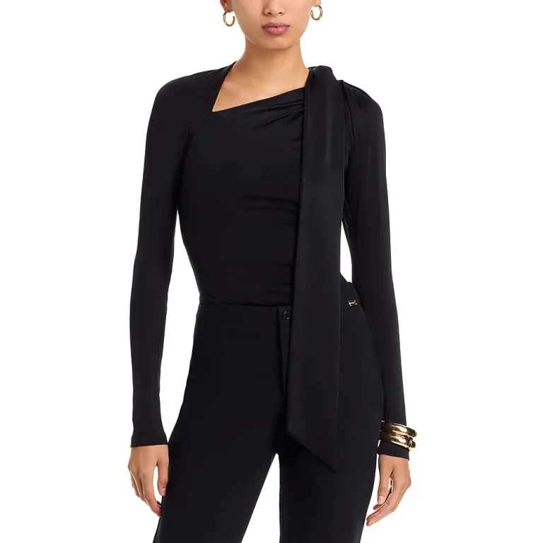 Victoria Beckham Gathered Jersey Top