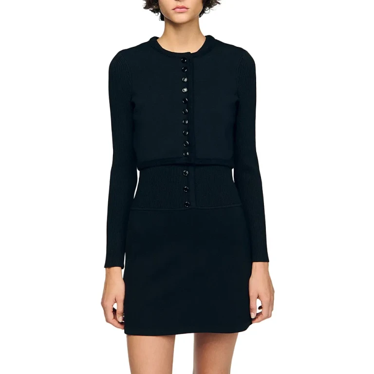 Sandro Cropped Cardigan