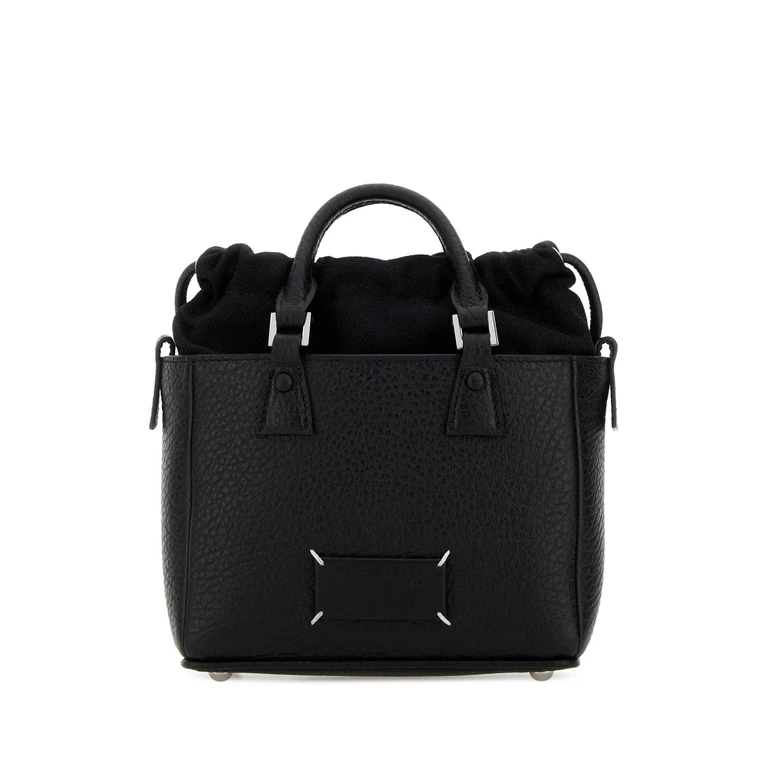 Maison Margiela Black Leather 5ac Handbag Borse A Mano - Men
