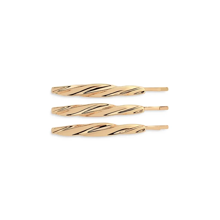 Ettika Twist Hair Pins, Set of 3