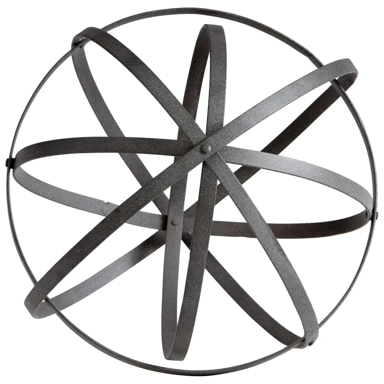 Rustic Gray Sculpture from the Sphere Collection