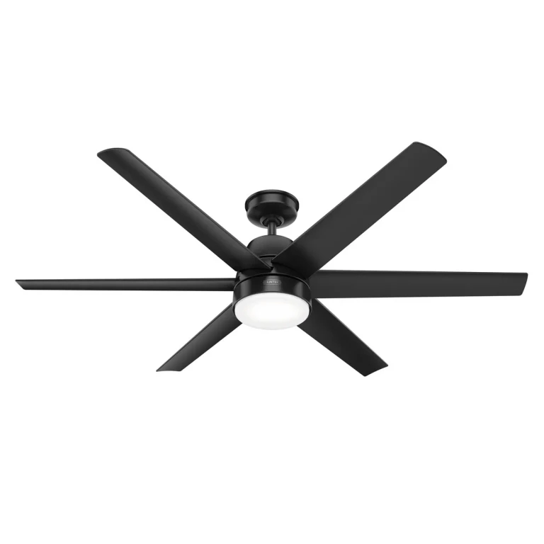 Matte Black 60"Ceiling Fan from the Skysail Collection
