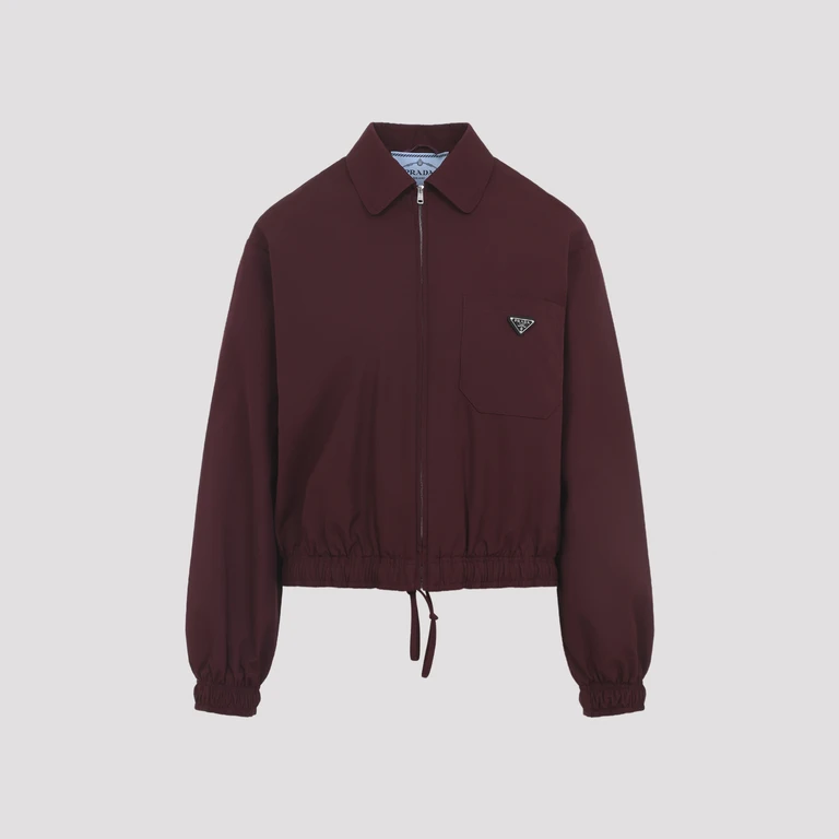 Prada Polyester Jacket Red Cotton - Women