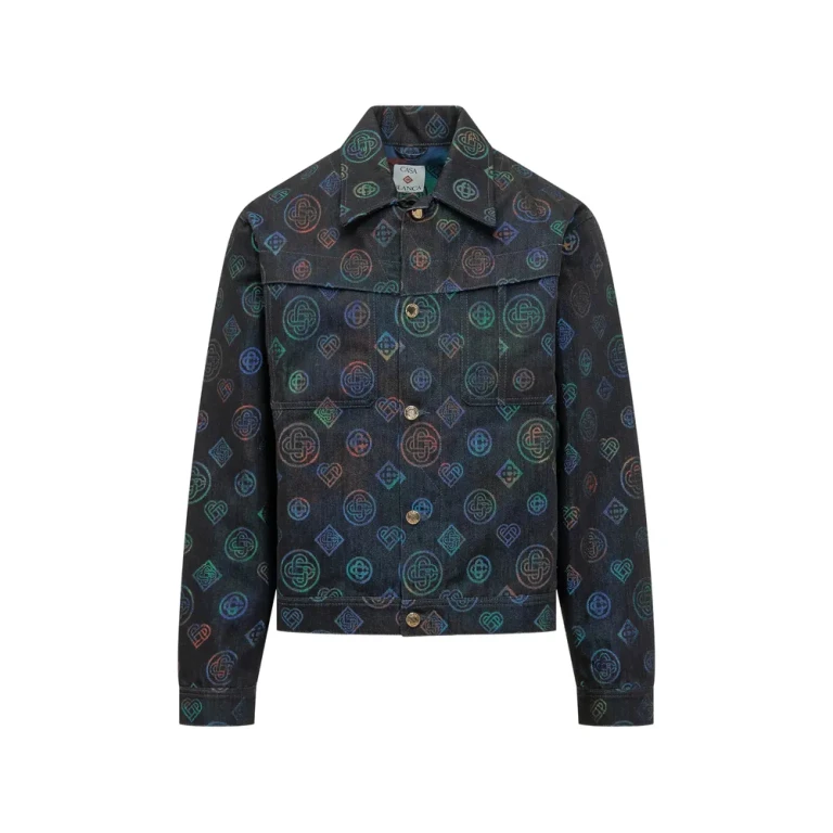 Casablanca Heatmap Pattern Cotton Jacket