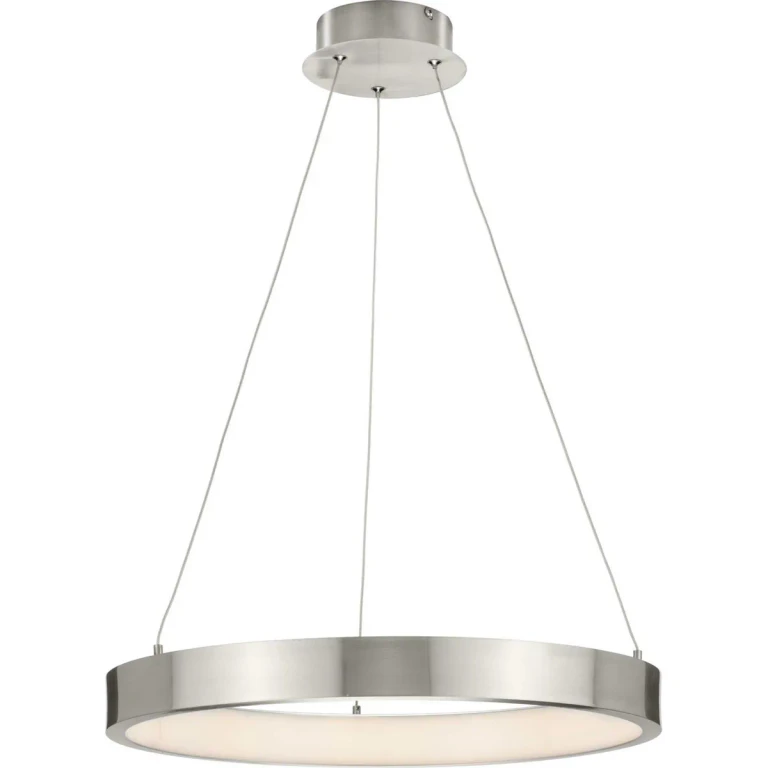 Brushed Nickel LED Pendant from the Inverse Led Collection