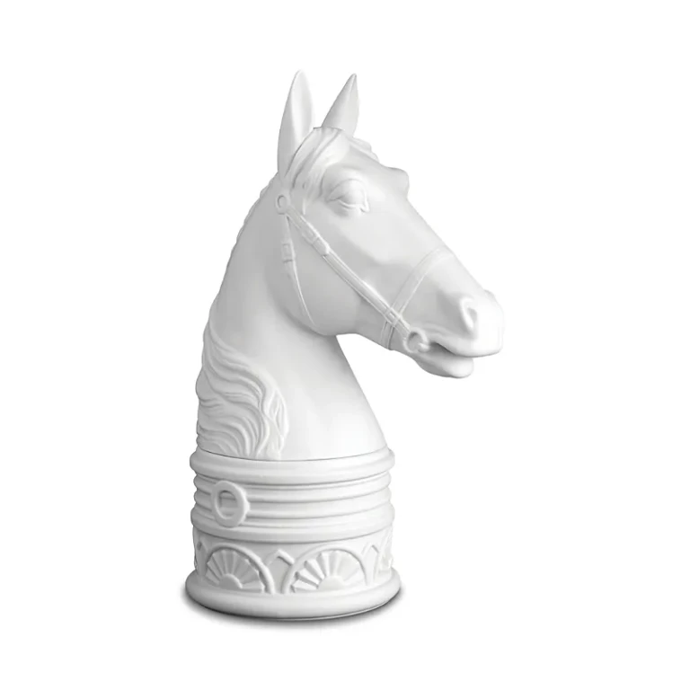 L'Objet Horse Bookend in White