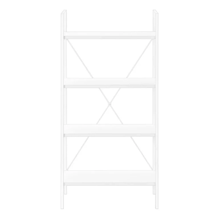 Winston 48" White Bookshelf