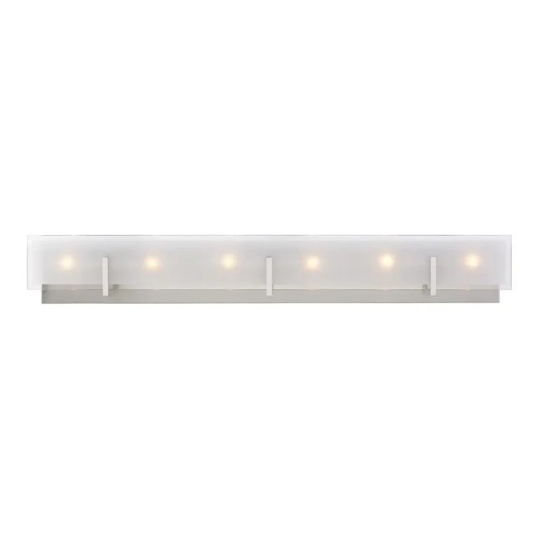 Sea Gull Syll 6-Light Bathroom Vanity Light in Brushed Nickel - 4430806-962