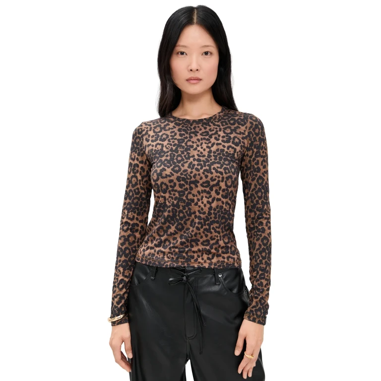 rag & bone Luca Printed Long Sleeve Lep XXS