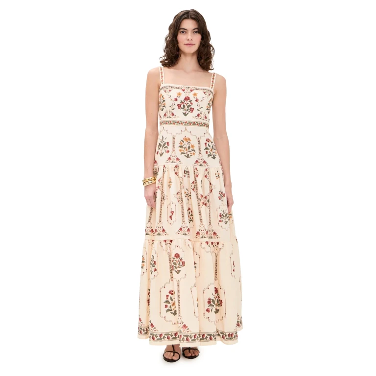 Agua by Agua Bendita Lima Maxi Andes Dress Multicolor L