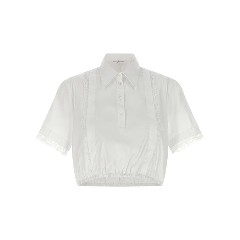 Ermanno Scervino White Cotton Blouse - Women