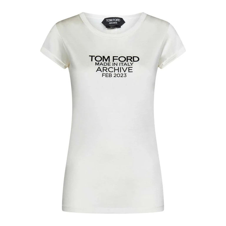 T-shirt in seta Tom Ford