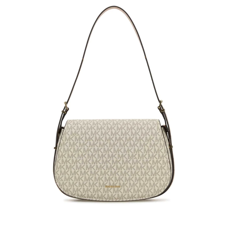 Michael Kors Printed Canvas Moore Shoulder Bag
