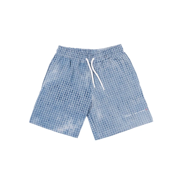 MSGM DENIM BERMUDA BOY Blue Cotton Short