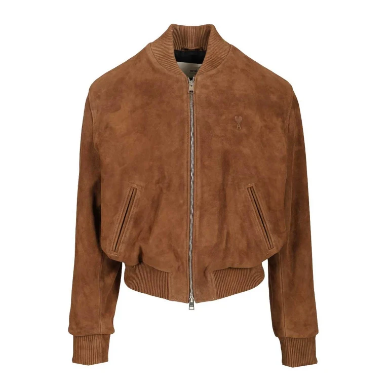 Ami Paris Blouson En Cuir - Ami