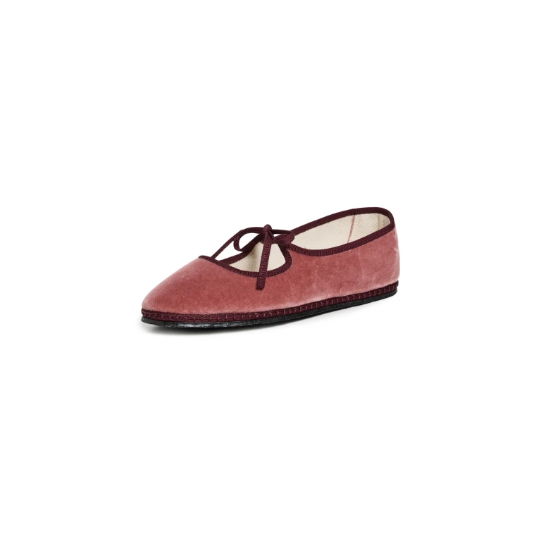 Vibi Venezia Brigitte Velvet Mary Janes Flats Burano