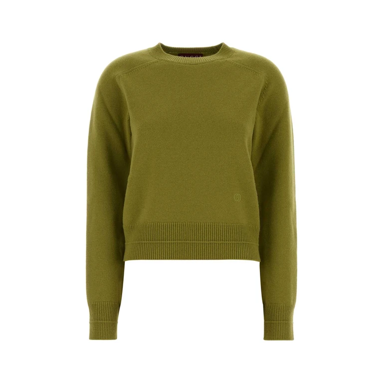 Gucci Pistachio Green Wool Blend Sweater Acidgreenmix Mix Maglieria - Women
