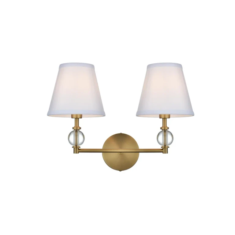 Satin Gold Wall Sconce from the Bethany Collection