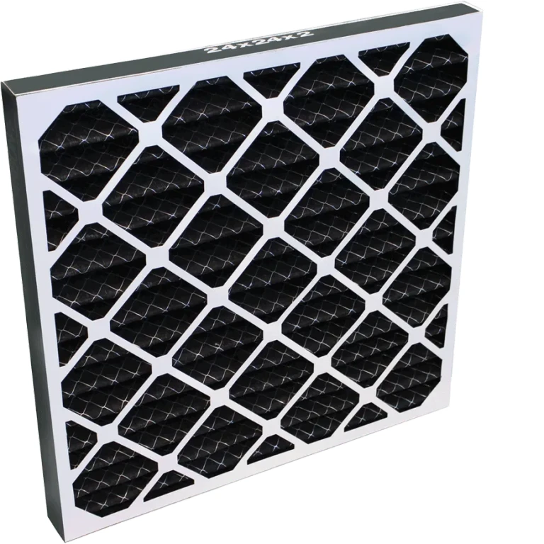 Novatek F4018 Carbon Pleated Box Filter (24 x 24 x 1/2)
