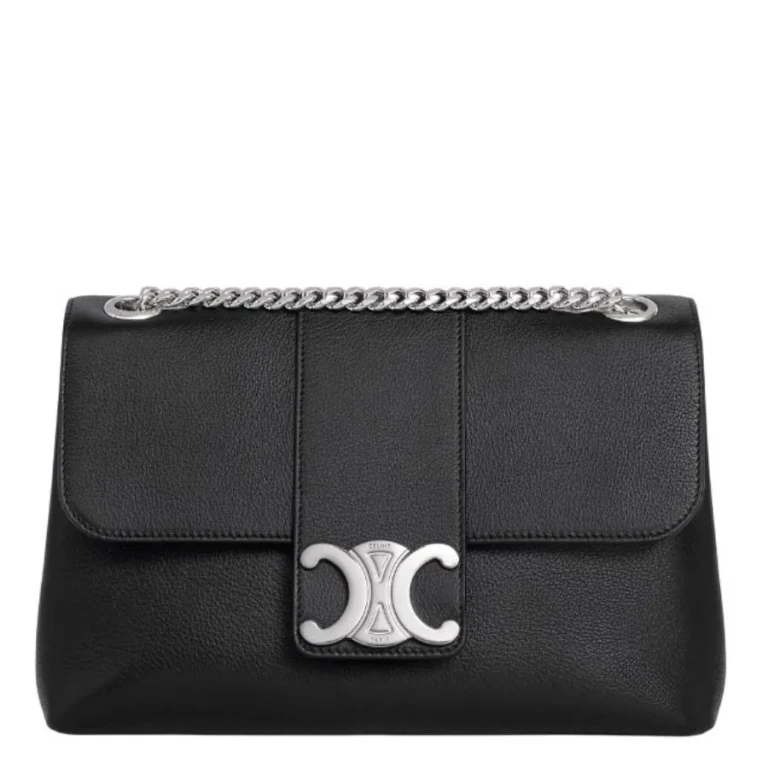 Celine Supple Calfskin Victoire Medium Crossbody Bag