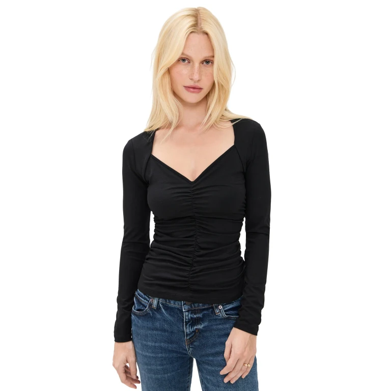 Veronica Beard Jean Salem Top Black S