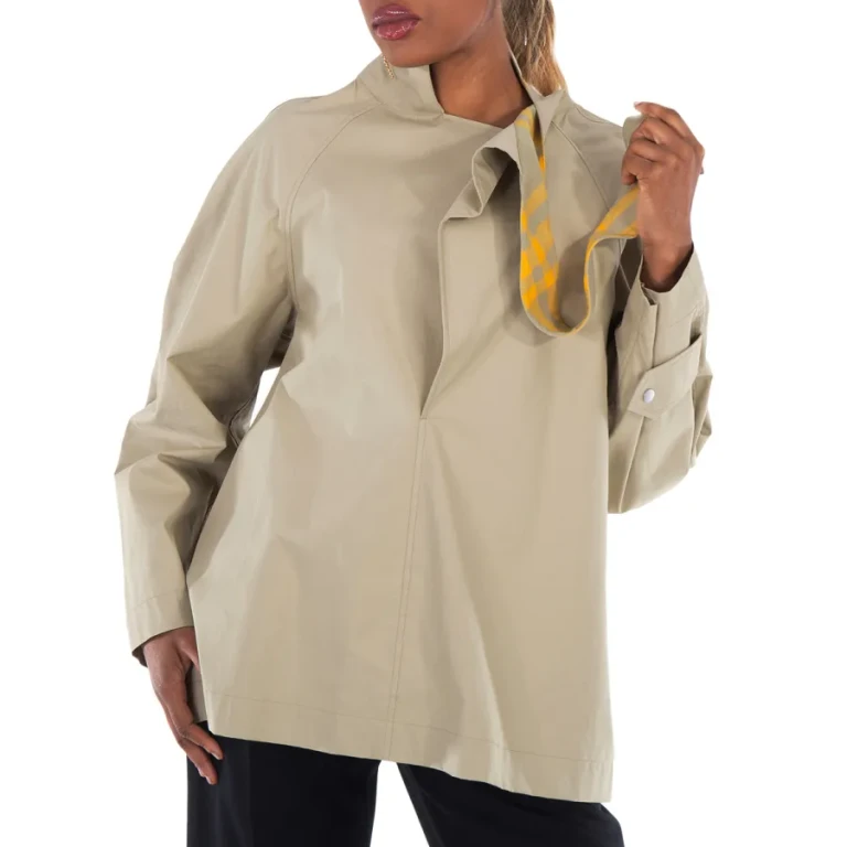 Burberry Puttee Collar Cotton Jacket