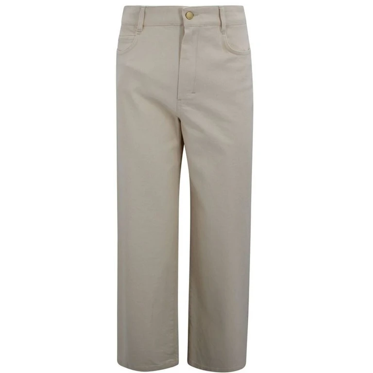 S Max Mara Trousers Ecru - Women
