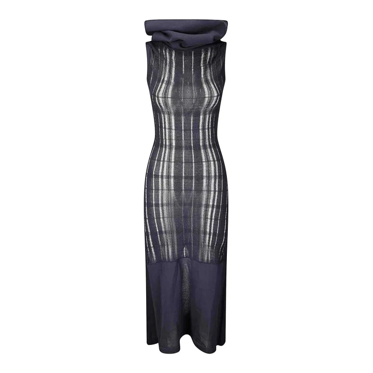 Our Legacy Robe Au Genou - Bleu Foncé