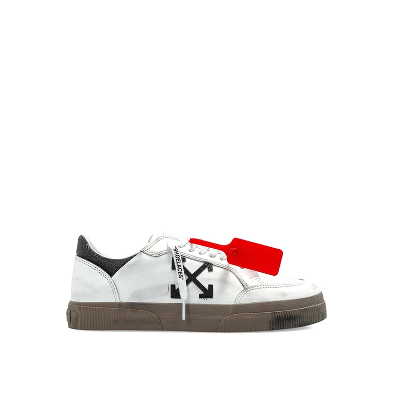 Off-white Arrow-motif Leather Sneakers
