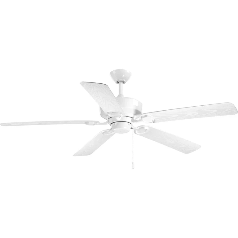 White 60" Ceiling Fan from the Lakehurst Collection