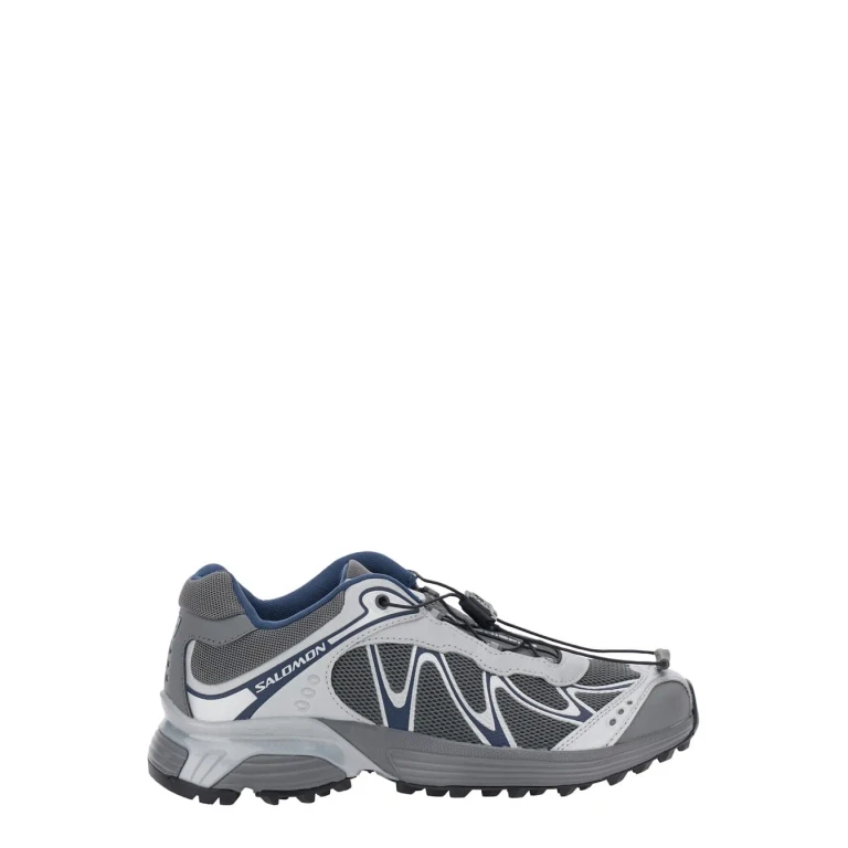 Salomon xt-whisper Grey Sneakers With Printed Logo On The Side And Drawstring Closure In Fabric Unisex