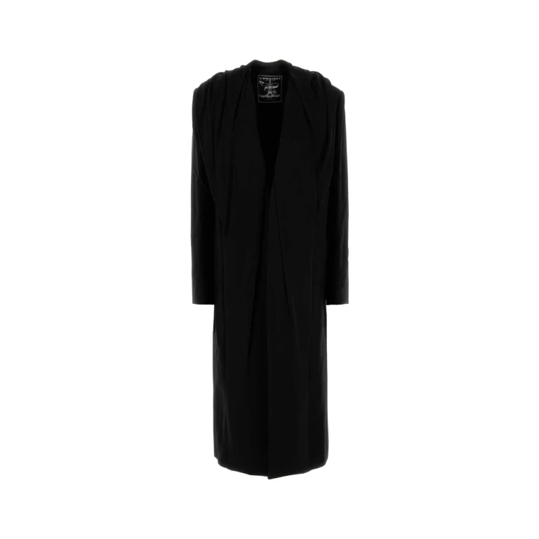 Y/Project Black Cotton Coat