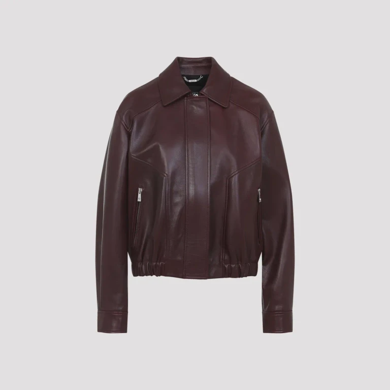 Versace Blouson van buffelleer