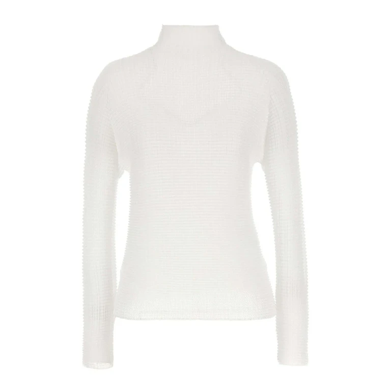 Pleats Please Issey Miyake Blouse - Blanc
