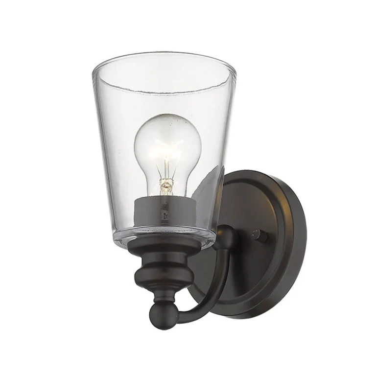 Oil-Rubbed Bronze One Light Wall Sconce from the Ceil Collection