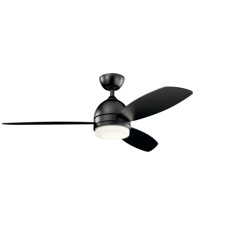 Vassar 52" Indoor Ceiling Fan in Satin Black