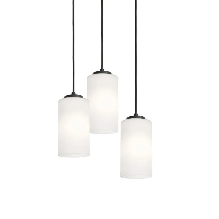 Leo 3-Light Pendant in Black