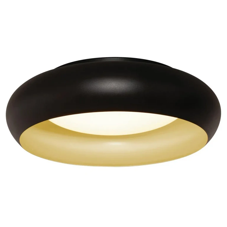 Kayce LED Flush Mount in Black