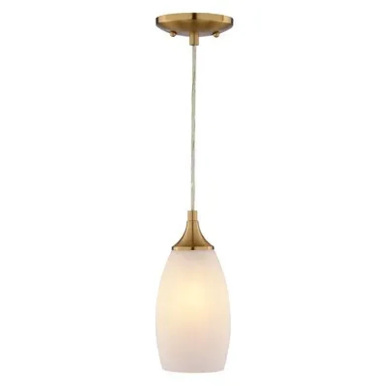 Muted Brass Mini Pendant from the Milano Collection