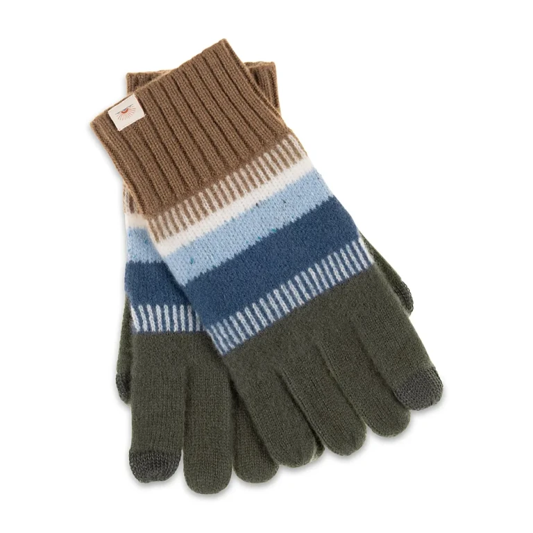 Faherty Striped Gloves
