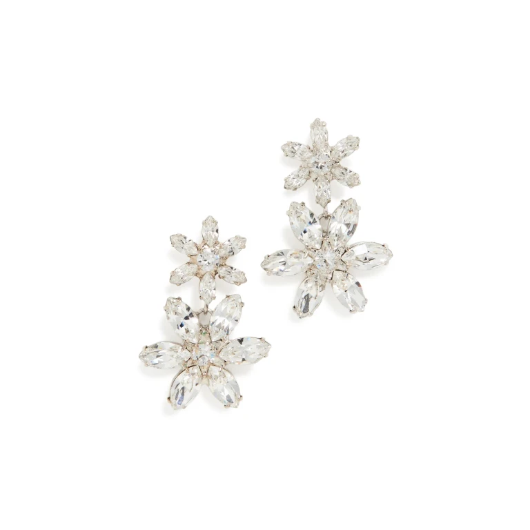 Jennifer Behr Audrey Earrings Crystal One Size